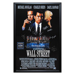 Signed + Framed Poster // Wall Street