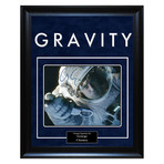 Signed + Framed Artist Series // Gravity // George Clooney