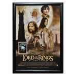 Signed + Framed Poster // Lord of the Rings: The Two Towers