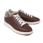 Textured Grain leather Sneaker // Brown (Euro: 41)