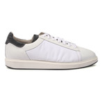 Contrast Fabric Lace-Up Sneaker // White (Euro: 41)