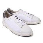 Contrast Fabric Lace-Up Sneaker // White (Euro: 41)