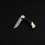 Damascus Pocket Folding Knife//2366