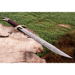 Damascus Dragon Sword // 9248