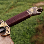 Damascus Dragon Sword // 9248