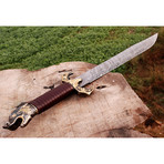 Damascus Dragon Sword // 9248