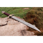 Damascus Dragon Sword // 9248