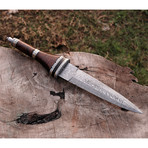 Damascus Dirk Dagger // BK0220