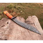 Damascus Kukri Knife // BK0224