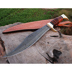 Damascus Bowie Knife // BK0226