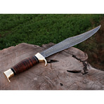 Damascus Bowie Knife // BK0226