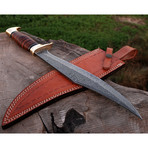 Damascus Bowie Knife // BK0226