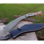 Damascus Kukri Knife // BK0236