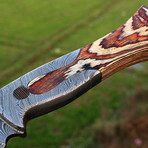 Damascus Kukri Knife // BK0236