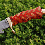 Damascus Bowie Knife // BK0237