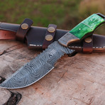 Damascus Tracker Knife // Hk0267