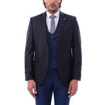 Enzo 3-Piece Slim Fit Suit // Navy (US: 36R)