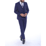 Zayden 3-Piece Slim Fit Suit // Navy (US: 38R)