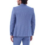 Orion 3 Piece Slim Fit Suit // Light Blue (Euro: 56)