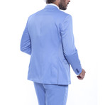 Reid 3-Piece Slim Fit Suit // Light Blue (US: 34R)