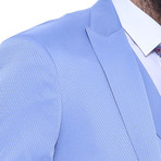 Reid 3-Piece Slim Fit Suit // Light Blue (US: 36R)