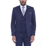 Jamison 3-Piece Slim Fit Suit // Navy (US: 38R)