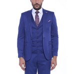 Finn 3-Piece Slim Fit Suit // Blue (US: 44R)