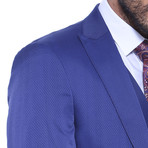 Finn 3-Piece Slim Fit Suit // Blue (US: 46R)