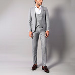 Nixon 3-Piece Slim Fit Suit // Gray (Euro: 44)