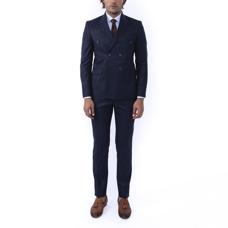 Brees 2 Piece Slim Fit Suit // Navy (Euro: 44)