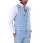 Smith 3-Piece Slim Fit Suit // Light Blue (Euro: 50)