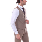 Walter 3 Piece Slim Fit Suit // Mink (Euro: 50)