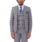 Topher 3-Piece Slim Fit Suit // Mink (Euro: 46)