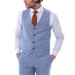 Dexter 3-Piece Slim Fit Suit // Light Blue (Euro: 56)