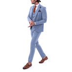 Dexter 3-Piece Slim Fit Suit // Light Blue (Euro: 50)
