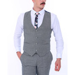 Axel 3 Piece Slim Fit Suit // Green (Euro: 44)