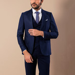 Carson 3-Piece Slim Fit Suit // Navy (Euro: 56)