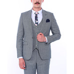Axel 3 Piece Slim Fit Suit // Green (Euro: 50)