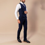 Carson 3-Piece Slim Fit Suit // Navy (Euro: 48)