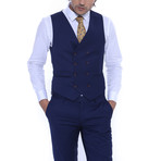 Kaci 3-Piece Slim Fit Suit // Brown (Euro: 48)
