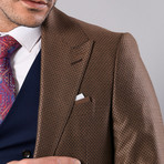 Max 3-Piece Slim Fit Suit // Brown (Euro: 50)