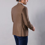 Max 3-Piece Slim Fit Suit // Brown (Euro: 50)