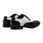 Oxford Brogue Shoe // Black + White (UK: 7)