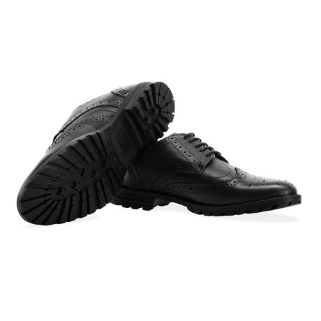 New Edenfield Derby Brogue Shoe // Black (UK 6)