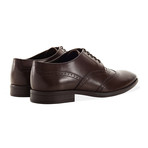 Square Toe Double Wing Brogue // Brown (UK: 10)