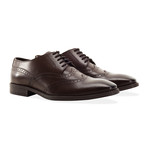 Square Toe Double Wing Brogue // Brown (UK: 10)