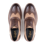 Leather Suede Derby // Brown + Stone (UK: 8)