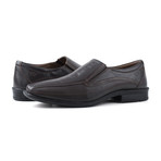 Chocolate - Maurri Leather Slip On // Chocolate Brown (UK: 7)