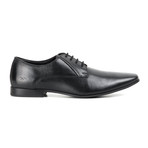 Derby Shoe W/ Contrast Facing Detail // Black (UK: 10)