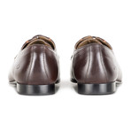 Derby Shoe W/ Contrast Facing Detail // Brown (UK: 10)